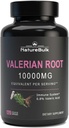 Valerian Root Capsules -Equivalent to 1,0000mg, 4X Concentrated Extract - Highly Concentrated, 120 Capsules