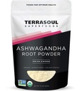 Terrasoul Superfoods Bio Ashwagandha Root Powder, 1 Lb - Stress Adaptogen