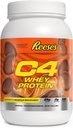 Cellucor C4 poudre de protéines de lactosérum, beurre d'arachide de Reese et chocolat - 25g de protéines, 0g de sucre ajouté, 140 calories par portion, soutient la récupération musculaire, 28 portions, Premium Whey pour post-travail