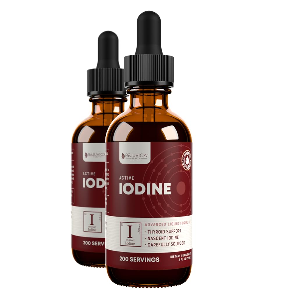 Active Iodine - Nascent Iodine Drops - Liquid Delivery for Better Absorption - Supports Healthy Energy Levels and Vitality