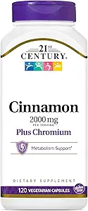 Cannelle Plus Chrome Capsules végétariennes, 120 Nombre (paquet de 2) (3)