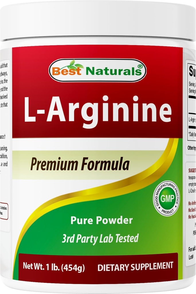 Meilleurs suppléments d'arginine acides aminés pour les femmes et l'homme - encourage la circulation et soutient la santé cardiovasculaire