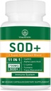 700MG Sod Superoxide Dismutase Supplément - Supplément antioxydant de haute puissance pour la santé cellulaire - 60 Capsules