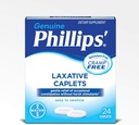 Caplets laxatifs de Phillips, 24 Caplets (paquet de 4)
