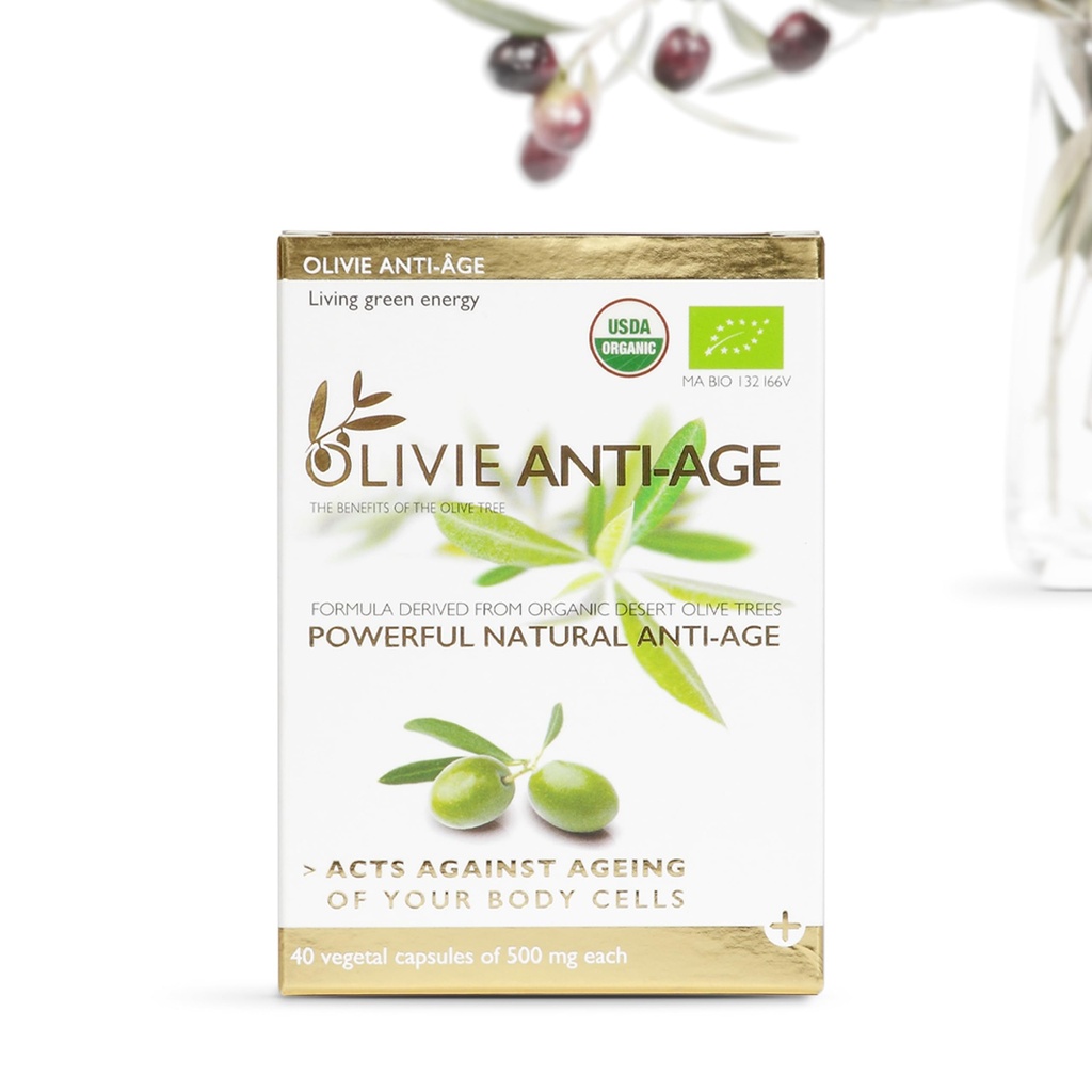 Antioxydants organiques Polyphénols Rich Olive Leaf Extract Supplement Capsules Olivie