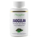 Herbes paradisiaques Jiaogulan, Adaptogène d'énergie vitale, spectre entier actif, Super Potent, Ultra pur, végétalien, non-OGM, sans gluten 60 capsules végétariennes