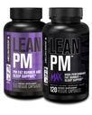 L'usine Jacked Lean PM & Lean PM Max Night Time Fat Burner, Supplément d'aide au sommeil, et Suppresseur d'appétit pour les hommes et les femmes (180 capsules)