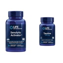 Extension de vie Activateur sénolytique avec Quercetin, Fisetin, Taurine pour le support immunitaire, anti-âge et longévité - 36 et 90 Capsules végétariennes