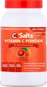 C-Salts Vitamine C Supplément en poudre - 100% pure haute dose de vitamine C tamponnée poudre pour le soutien immunitaire - biologique, sans sucre, végétalien, non-OGM, ventre ami, orange de sang 8oz