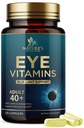 Supplément Vitamines pour les yeux - Vitamine avancée avec lutéine, zinc, vitamines C, E, zéaxanthin et minéraux - Multivitamine de vision pour la santé maculaire et les yeux secs, végétalien, embouteillé aux États-Unis - 120 capsules