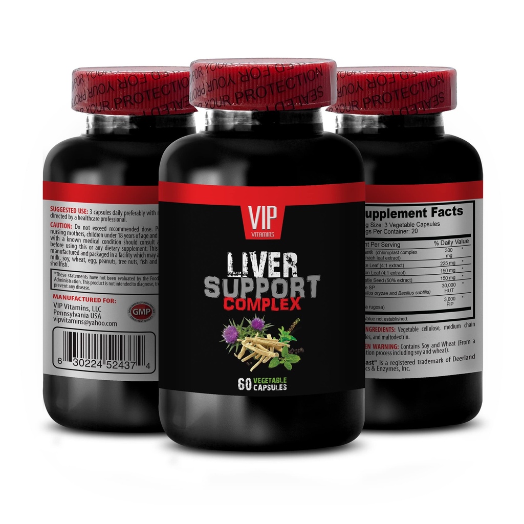 LIVER SUPPORT SUPPLEMENT - Solarplast, Artichoke Leaf, Dandelion Leaf, Milk Thistle Seed, liver cleanse and support, Liver and kidney formula, Herbal liver support formula, Lipase 1Bot