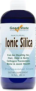 Bon état liquide supplément silice ionique, (48 portions à 125mg chaque plus 2 mg acide fulvic)