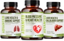 Heart Health Blood Pressure Support Supplement - Support Blood Pressure & Healthy Circularity Naturally with Hawthorn Berry & Hibiscus.Vitamins Pills for Healthy Hypertension (BP) & Healthy Heart.