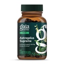 Gaia Herbes Astragalus Supreme - Support immunitaire et antioxydant* - Supplément à base de plantes avec racine Astragalus, Schisandra Berry & Ligustrum - 60 phytocapsules liquides végétaliens (15 jours)