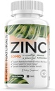 Zinc 50mg, (30 comprimés), spécialement formulé pour l'estomac sensible, le soutien immunitaire, la peau et les cheveux, supplément de zinc végétalien, non-OGM fabriqué aux États-Unis