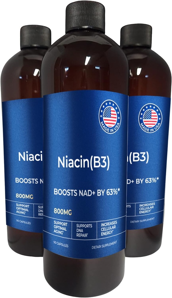 | NIACIN(B3) - B3 Niacin Supplements | Mineral Supplements | 18 Capsule, 800 mg