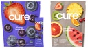 Cure Hydration | Plant-Based Electrolyte Drink Mix | Energy & Dehydration Bundle | No Sugar | Coconut Water |100mg Caffeine | Non-GMO | Vegan | 14-Pack Acai Berry & 8-Pack Tropical Variety