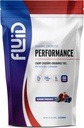 Fluid Performance - Low Sugar Endurance Fuel Sports Drink Mix with Electrolytes, All Natural Ingredients, Gluten-Free for Before or During Exercise (Blueberry Pomegranate, 30Serving)