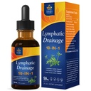 Lymphatic Drainage Drops - Herbal Supplement for Lymphatic System Support, Circulation & Fluid Balance, Lymph Nodes Detox Cleanse, Ayurvedic Inner Balance Wisdom w/Cleavers Turmeric. 2oz
