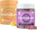 kindnature Migraine Relief Power Duo: B2 & Magnésium Gommies Bundle
