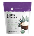 Kate Naturals Poudre d'inuline bio de Blue Agave (8oz) Fibre prébiotique soluble pour café, yogourt et smoothies