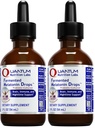 Quantum Nutrition Labs Fermented Melatonin Drops - Melatonin Liquid for Adults, Sleep Support, Made with Organic Ingredients, Vegan Friendly - 2 Fl Oz (54 Servings) (Pack of 2)