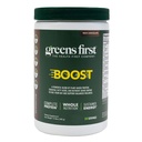 Greens First Boost - Protéines végétales et nutrition équilibrée - Superfood Shake Mix - Pas de blé ou de soja - Sans lait - Vegan - Chocolat hollandais, 12,28 oz.
