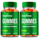 GreenVow Hemp Gummies - Official GreenVow Supplement Hemp Gummys - Maximum Strength, All Natural Support for Overall Health and Wellness Support, Green Vow Health Gummy Reviews (2 Pack)