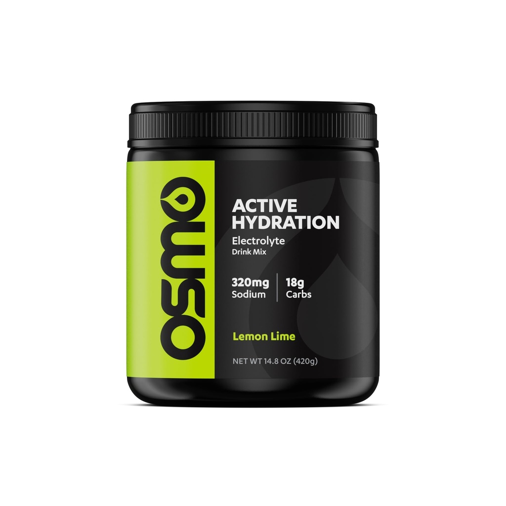 Poudre d'électrolyte d'hydratation active Osmo (20 portions) - Comprend le sodium, le magnésium, le potassium, les glucides et les vitamines, le sucre de canne - Tous les ingrédients naturels, l'hydratation plus rapide 3X, stimule la puissance et l'endurance