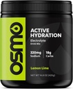 Poudre d'électrolyte d'hydratation active Osmo (20 portions) - Comprend le sodium, le magnésium, le potassium, les glucides et les vitamines, le sucre de canne - Tous les ingrédients naturels, l'hydratation plus rapide 3X, stimule la puissance et l'endurance