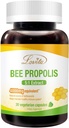 Lovita Propolis Capsule de haute puissance de 5:1 Concentration d'extrait de propolis naturelle de 30 capsules végétariennes (1 mois d'approvisionnement)