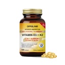 Vitamine D3 + K2 5000 UI - Technologie liposomique pour l'absorption améliorée - MK-7 Vitamine K2 100mcg - Soutient le métabolisme os et calcium - Supplément D3K2 pour hommes et femmes - 180 Softgels