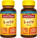 Nature faite Chewable 5HTP 100mg, Supplément de soutien d'humeur 5-HTP, 30 5 HTP comprimés à croquer, 30 jours d'approvisionnement (paquet de 2)