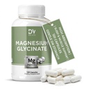 Magnesium Glycinate 200 mg Capsules – High Absorption Magnesium Supplement for Sleep, Stress, Muscle & Nerve Support – Gentle on Stomach, Vegan – 120 Count