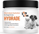 Poudre HydrADE - Electrolytes pour déshydratation des chiens et des chats - Hydration pour chiens et chats - Lots de produits pour animaux familiers (8 Oz)