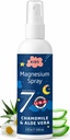 Seven Minerals Kids Magnesium Spray for Sensitive Skin.Calming Bedtime Routine Support with USP Grade Magnesium Chloride, Chamomile and Aloe, 4 fl oz