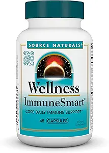 Source Naturals Wellness ImmuneSmart - Soutien immunitaire quotidien de base* - 45 capsules