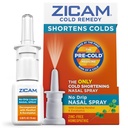 Zicam Cold Remedy No-Drip Nasal Spray avec refroidisseur Menthol & Eucalyptus, homéopathique, sans zinc, médecine pré-froide, raccourcit la durée du froid, 0.5 Ounce
