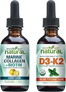 Pourquoi pas les gouttes naturelles de collagène liquide et de vitamine D3 K2