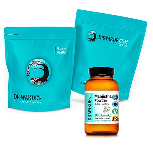 DR WAKDE's Manjistha Powder (Rubia cordifolia/Manjith) - 500g (1.1lb) | Pure, Raw & Dried Powder | Ayurvedic Herb | Vegan | Nothing Added, Nothing Removed | Same Day Dispatch