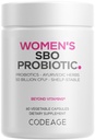 Supplément pour probiotiques - 50 milliards d'UFC - SBO Probiotiques et prébiotiques - canneberges - Santé féminine - Mélange botanique fermenté, supplément pour aliments entiers - Vegan, non-OGM - 60 capsules