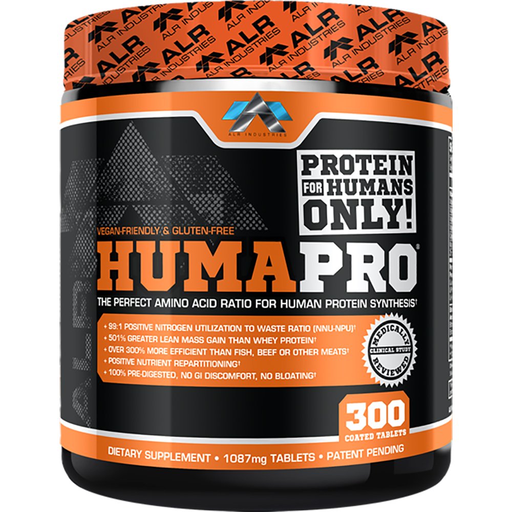 Humapro Comprimés d'acides aminés Matrix protéique pour les humains 99% Utilisation pour Lean Muscle.