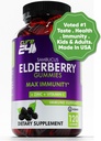 Gommies de mûre d'eau avec vitamine c et zinc 120 Compte