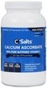 C-Salts Pure Calcium Ascorbate Vitamin C Powder - Non-Acidic Sugar-Free Buffered Powdered Drink for Immune Support - Antioxidant Protection for Overall Wellness - Perfect for Drinks or Recipes, 8 oz