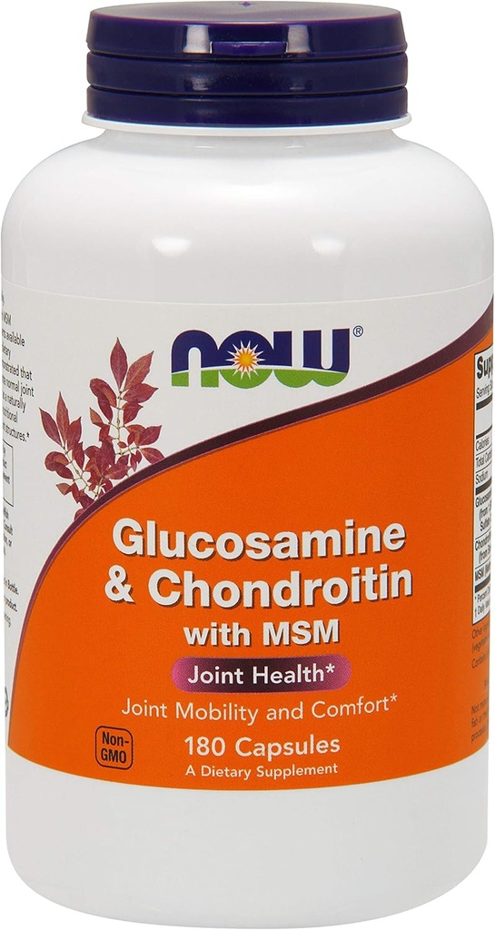 Glucosamine et Chondroïtine avec MSM - 180 gélules