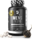 Supplément booster testostérone pour les hommes Supplément boron pour les hommes avec Tribulus Terrestris, Black Maca, Horny Goat Weed, L-Arginine.
