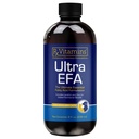 Rx Vitamines Ultra EFA Omega 3 Huile de poisson pour chiens et chats - Promotion de la santé du coeur, du cerveau et des articulations avec la vitamine E, la biotine et le zinc - Huile de poisson liquide pour le soulagement des démangeaisons, le défrichage des chiens, la santé du manteau - 8 oz
