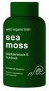 Capsules de moss de la mer d'Irlande biologique, Seamos de la mer sauvage brute amélioré avec/Bladderwrack & Burdock Root Capsules 120 Total Pills Antioxydant emballé. Superfood prébiotique, support thyroïde