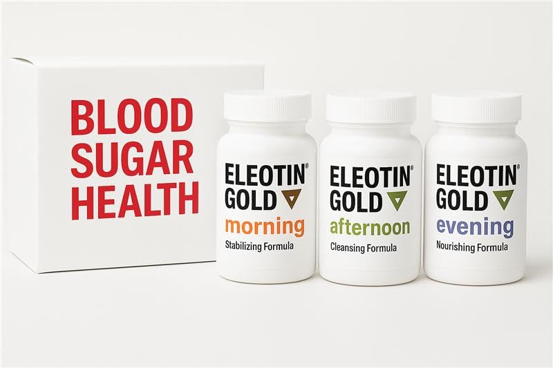 Eleotin Gold Capsules Value Pack Set for Balanced Metabolic Health | Healthy Circulation | Premium Herbal Ingredients | 3 Bottles of Different Formula | 60 Capsules Each