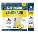 Bare Bones Lemonade Collagen Peptides Powder Drink Mix Packets | 5g Protein | Naturally Sweetened Refreshment | Light & Flavorful | Gluten-Free On-the-Go Stick Single-Serve | 16 Packets (.60 oz)